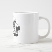 Fetch Focus – 明るい目のプロファイル ジャンボコーヒーマグカップ (右)