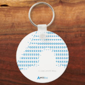 Fetch Light Arch Linuxロゴ キーホルダー (正面)