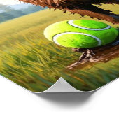 Fetch Occues犬のポスタユーモアのあるーマッドラブラドール ポスター (角)