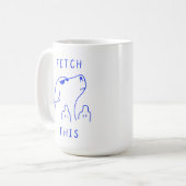 Fetch this | Dog | Mug Decorative コーヒーマグカップ (正面左)
