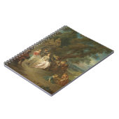 Fête Champêtre、c. 1730年(キャンバスの油) ノートブック (左側)