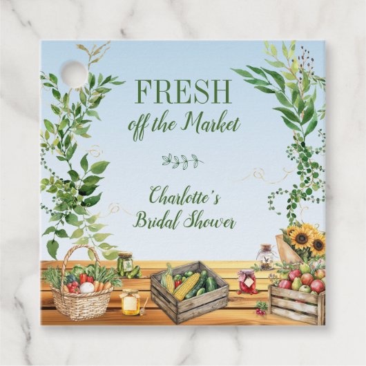 Fête de mariage champêtre, fraîcheur du marché フェイバータグ (正面)