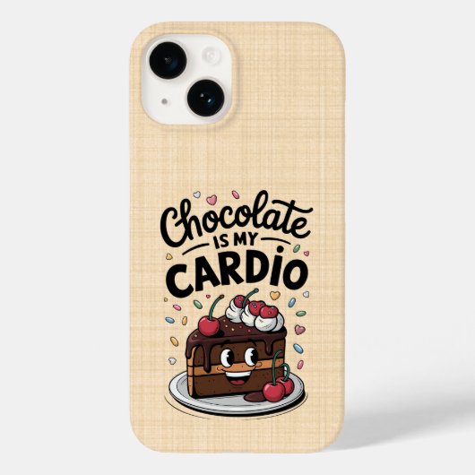 Fête du gâteau au chocolat Case-Mate iPhoneケース (裏面)