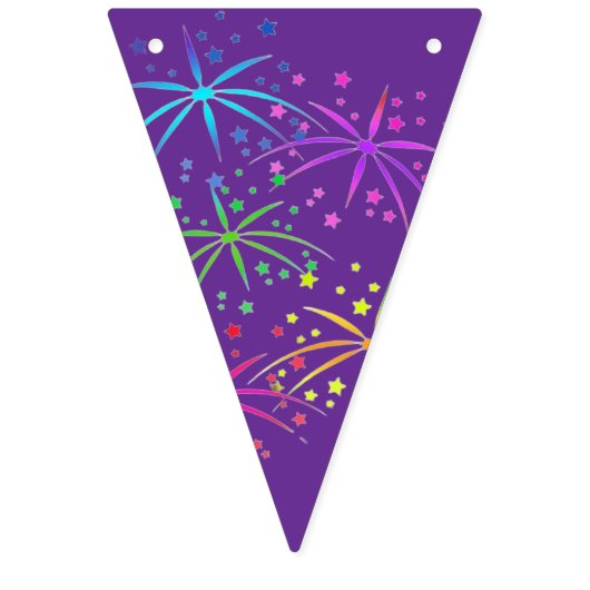 fête stitch  バンティングフラッグ (第1の旗)