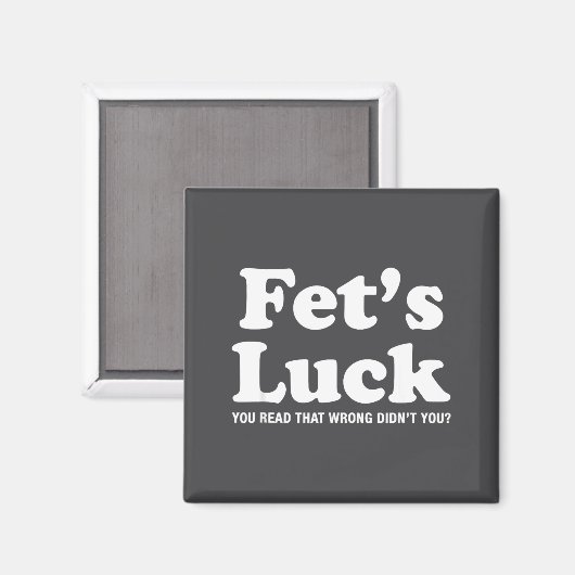 Fets Luck T  マグネット (正面/裏面)