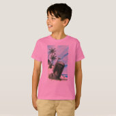 "Fett Moaiの島" Tシャツ (正面フル)