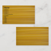 Fettuccineのパスタの名刺 名刺 (正面/裏面)