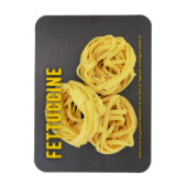 Fettuccine Italienisches Restaurant Rezept zutat  マグネット (縦)