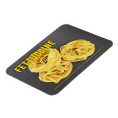 Fettuccine Italienisches Restaurant Rezept zutat  マグネット (左側)