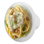 Fettuccini Alfredo Funny Food  セラミックノブ (右)