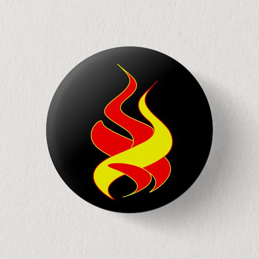 feuer und Flamme 缶バッジ (正面)