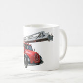 Feuerwehr-Drehleiterwagen コーヒーマグカップ (正面右)