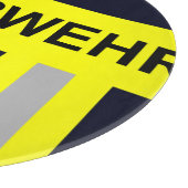 Feuerwehr Symbol Uniform Blau カッティングボード (角)