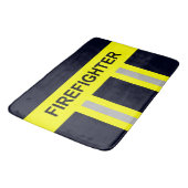 Feuerwehr Symbol Uniform Blau Badematte バスマット (アングル)
