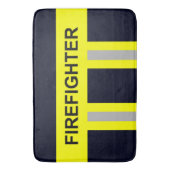 Feuerwehr Symbol Uniform Blau Badematte バスマット (正面縦)
