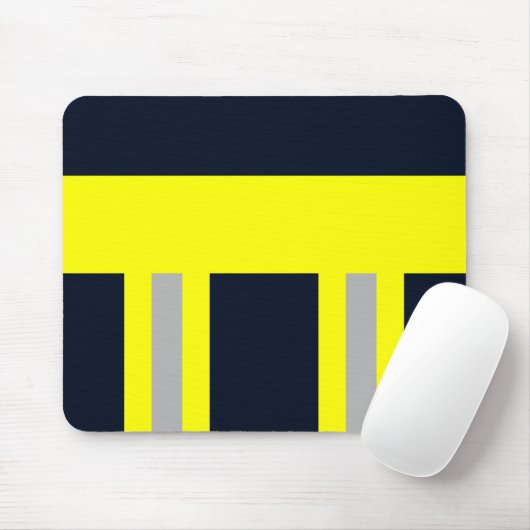 Feuerwehr Symbol Uniform Blau Mousepad マウスパッド (マウス)