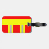 Feuerwehr Symbol Uniform Rot Gepäckanhänger ラゲッジタグ (裏面横)