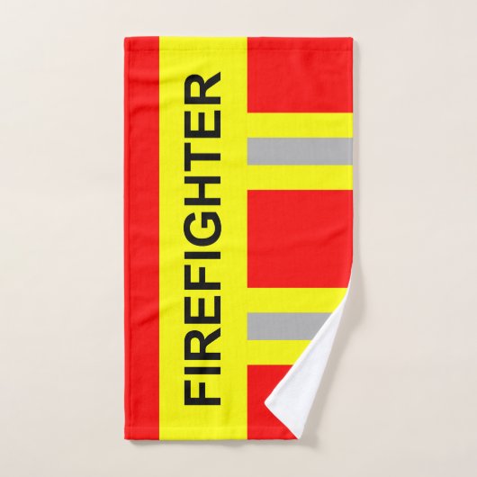 Feuerwehr Symbol Uniform Rot Handtuch ハンドタオル (ハンドタオル)