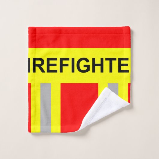 Feuerwehr Symbol Uniform Rot Waschlappen ウォッシュタオル (ウォッシュタオル)