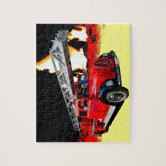 Feuerwehrauto ジグソーパズル (縦)