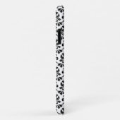 Feuille Damask ブラック柄(カスタム) Case-Mate iPhoneケース (裏面/右)