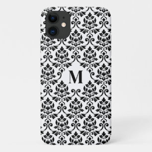 Feuille Damask ブラック柄（カスタム） iPhone 11 ケース