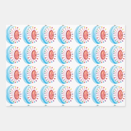  Feuille de papier cadeau ラッピングペーパーシート (正面)