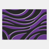 Feuille De Papier Cadeau Effet Zébré, pour offrir, ラッピングペーパーシート (正面2)