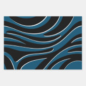Feuille De Papier Cadeau Effet Zébré, pour offrir, ラッピングペーパーシート (正面3)