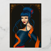 Feuille d'invitation 箔招待状 (正面)