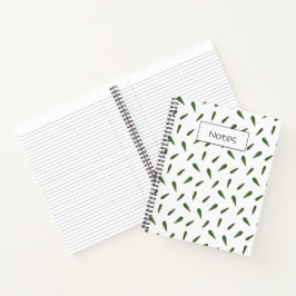 Feuilles du printemps, motif aquarelle ノートブック