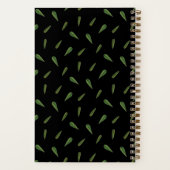 Feuilles du printemps, motif aquarelle ノートブック (裏面)