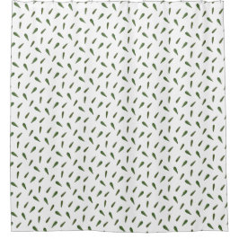 Feuilles du printemps, motif aquarelle  Rideaux シャワーカーテン