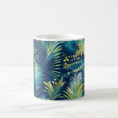 Feuilles tropicales exotiques 🌿 コーヒーマグカップ (中央)