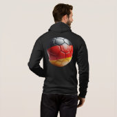 Feuriger Fußball Hoodie  Sportlich und Kühn パーカ (裏面フル)