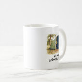 Few Standards Funny Camping Door コーヒーマグカップ (正面右)