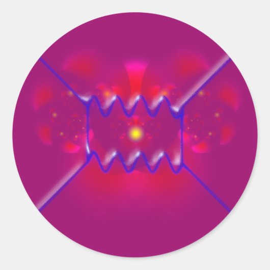 feynman diagram diagramm ラウンドシール (正面)
