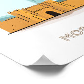 Fez city travel poster - morocco travel poster ポスター (角)