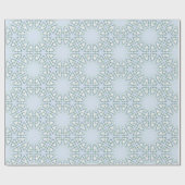 Fez Starburst Trellis in Slate and Green ラッピングペーパー (フラット)