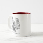 Fezziwig (文字と) ツートーンマグカップ (正面左)