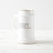 Fezziwig-Dickensおよびクリスマスステイン ビールジョッキ (正面左)