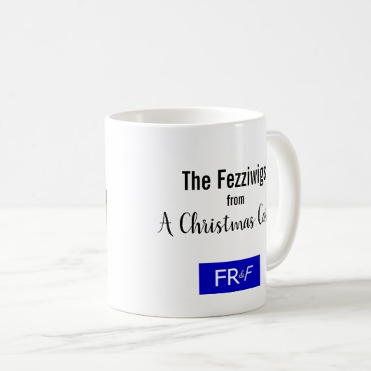 FezziwigsのDickens著クリスマスキャロル コーヒーマグカップ (正面右)