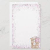 FFくまのギフト 便箋 (正面/裏面)