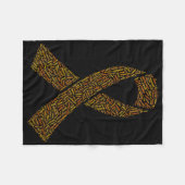 FF名リボムフリースブランケット フリースブランケット (正面(横))