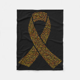 FF名リボムフリースブランケット フリースブランケット