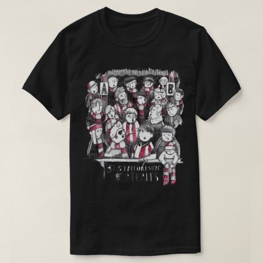 FF Stoke City – サッカーファン – ブーテンダー Tシャツ (デザイン正面)