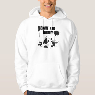 FFFの大きいロゴのフード付きスウェットシャツ パーカ