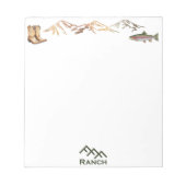 FFF Ranch  ノートパッド (正面)