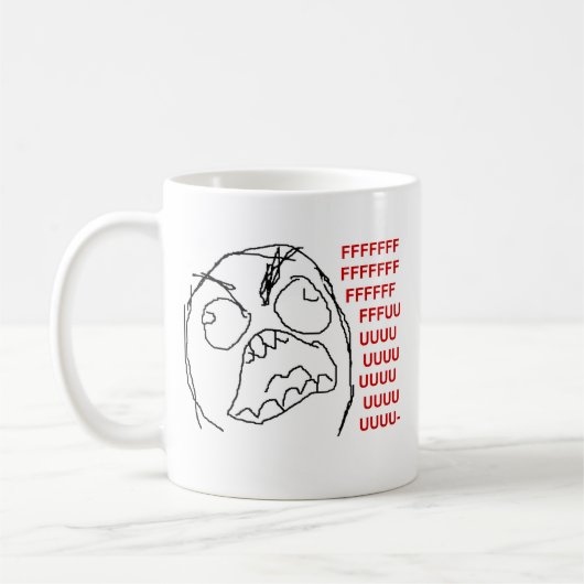 FFFFUUUUU コーヒーマグカップ (左)