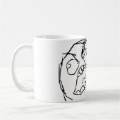 FFFUUUUU コーヒーマグカップ (左)